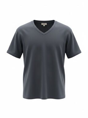 Sunspel Men's Classic V-Neck T-Shirt Navy Blue Size M Made In Portugal